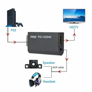 Imagen del producto Adaptador Convertidor de Audio y Video de Alta Calidad | Compra online en Tiendafiable