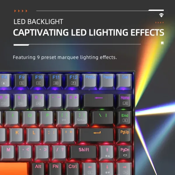 Cautivador Teclado Mecánico Machenike de Alta Calidad