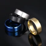 Anillo-Cl-Sico-De-8Mm-Para-Hombre-Y-Mujer-Sortija-Simple-De-Acero-Inoxidable-Cepillado-En-1.Webp