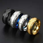Imagen del producto Anillo de 8 mm. de calidad y brillante para un look | Compra online en Tiendafiable