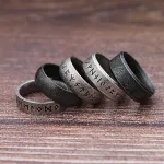 Nuevo Anillo Retro Con Runas Vikingas Para Caballeros Y Damas