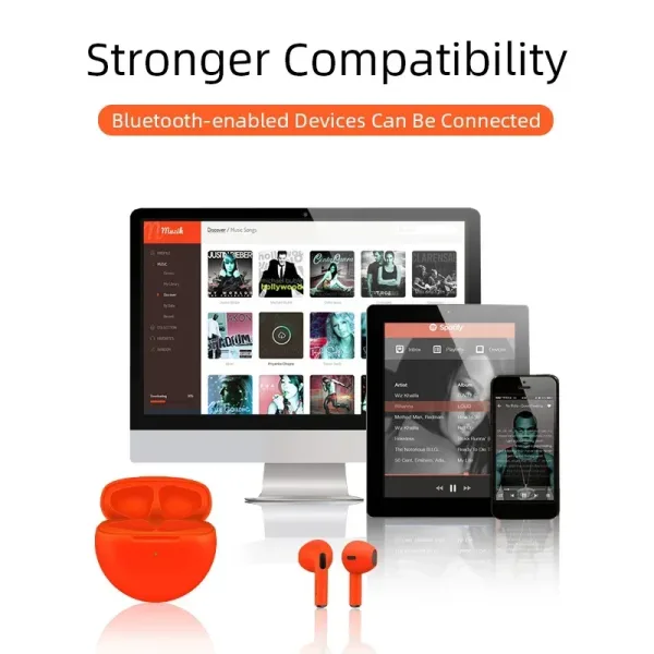 Auriculares Bluetooth De Alta Calidad Con Micrófono