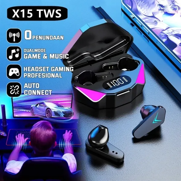Genial Auriculares Inalámbricos Gamer Para Juegos