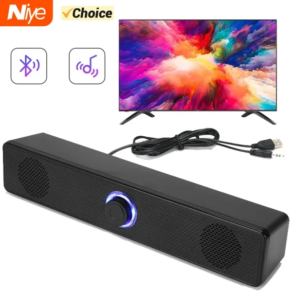 Innovador Altavoz Para Pc Auténtico Sonido Inalámbrica