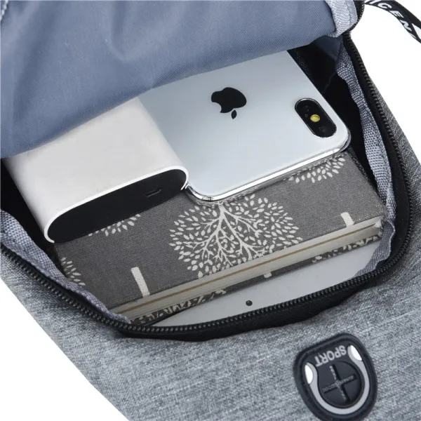 Imagen Del Producto Innovador Bolso De Pecho Multifuncional Para Hombre | Compra Online En Tiendafiable