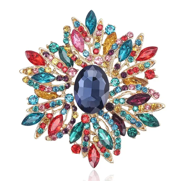 Imagen Del Producto Fenomenal Broche De Flores De Cristal De Mujeres | Compra Online En Tiendafiable