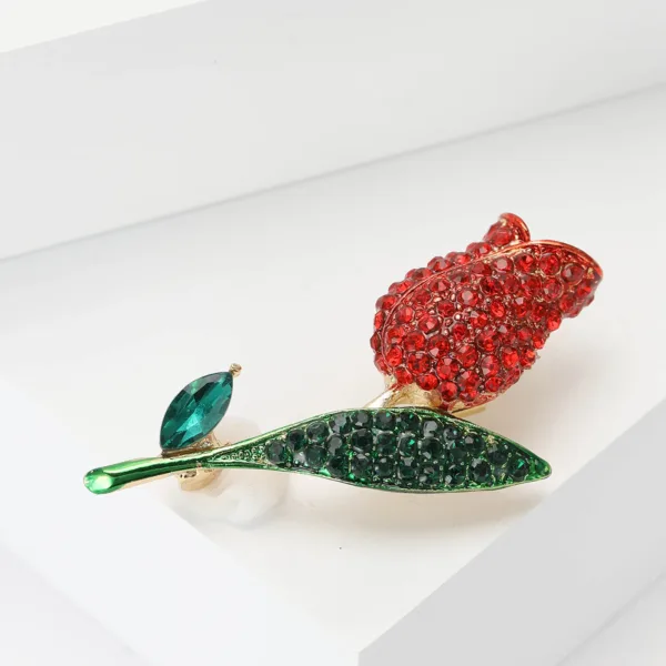 Genial Diamantes De Imitación: Cepillos De Flores Brillantes