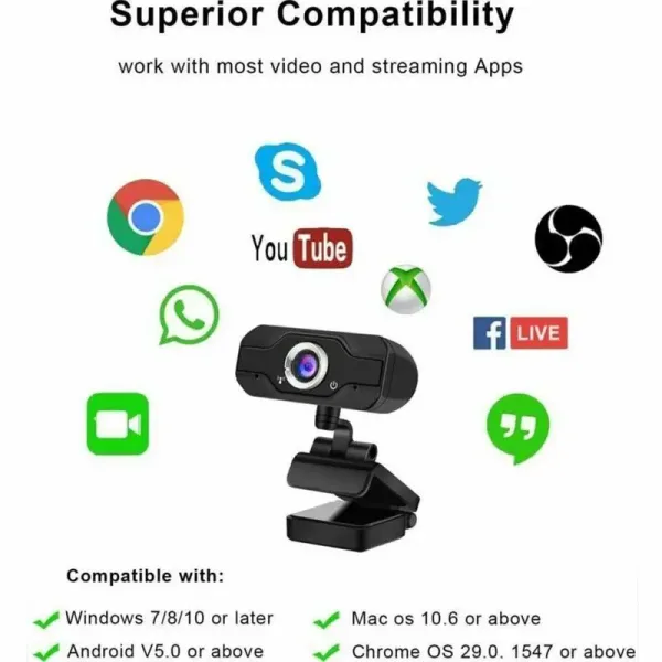 Imagen Del Producto Usb Cámaras Web 4K: Asombroso Avance En Calidad Visual | Compra Online En Tiendafiable