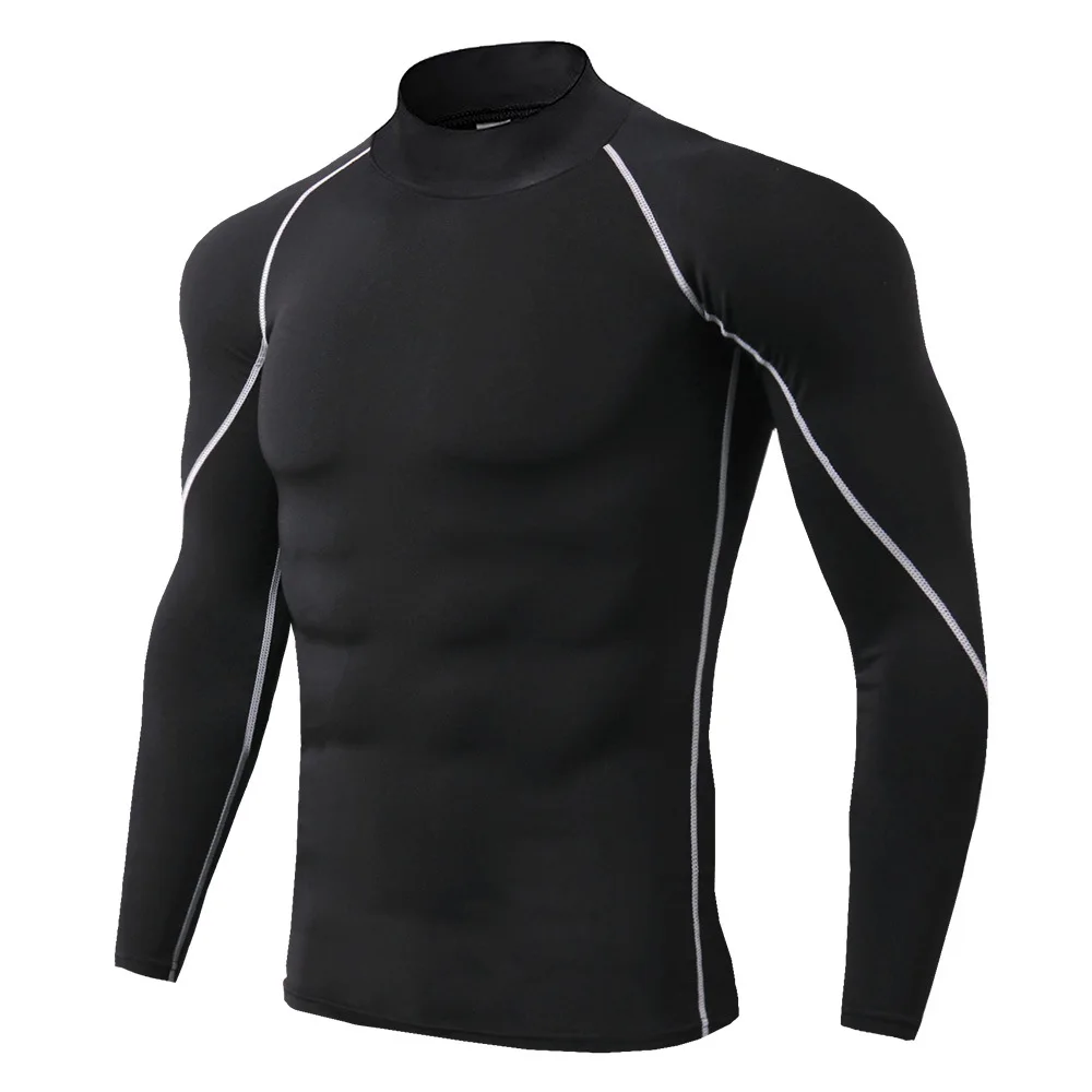 Camiseta-deportiva-de-secado-r-pido-para-hombre-camisa-de-manga-larga-de-compresi-n-para-1.webp Camiseta Deportiva Transpirable para Gimnasio y Entrenamiento Intenso - Ideal para Fitness y Running - Imagen 2