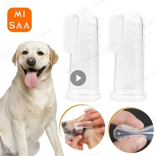 Genial Cepillo De Dientes Para Perros Y Gatos