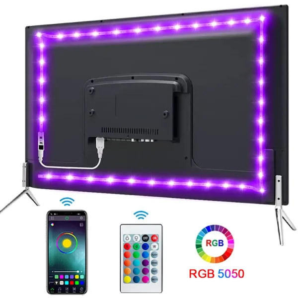 Imagen del producto Nuevo Cinta de Luz LED con Bluetooth y USB | Compra online en Tiendafiable