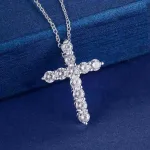 Lujo Collar Elegante Para Mujer Chapado En Plata