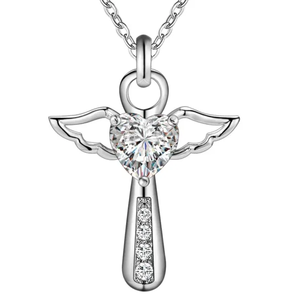 Imagen Del Producto Lujo Collar Elegante Para Mujer Chapado En Plata | Compra Online En Tiendafiable