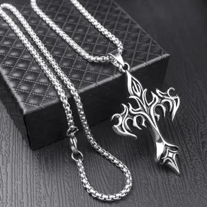 Imagen del producto Auténtico Collar Gótico con Colgante de Cruz Unisex | Compra online en Tiendafiable