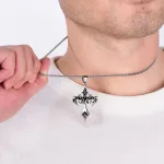 Collar-Con-Colgante-De-Cruz-De-Llama-Vintage-Para-Mujer-Y-Hombre-Cadena-Larga-Punk-G-3.Webp