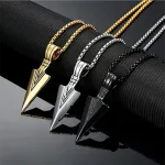 Collar De Flecha Triangular Elegante, Joya Única, Estilo Y Sofisticación, Complemento Perfecto, Destacar Personalidad Y Buen Gusto