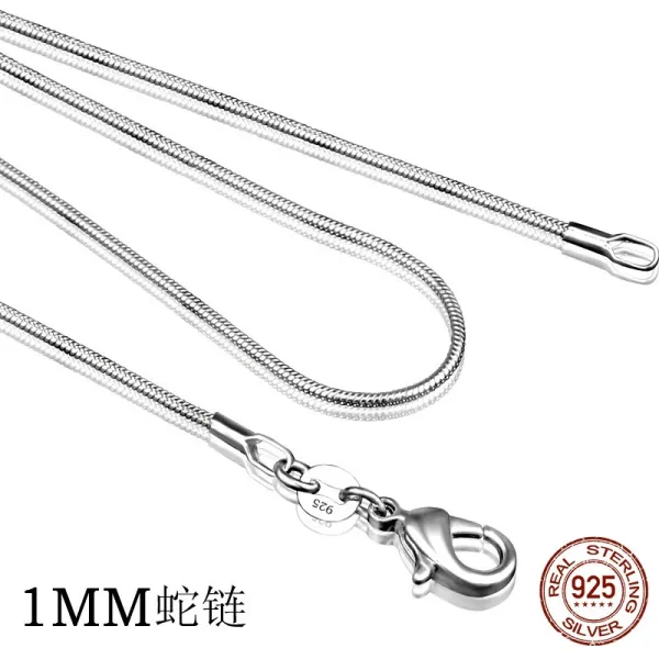 Collar De Plata Elegante Para Mujer Joyería Fina De Calidad