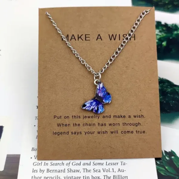 Imagen Del Producto Fabuloso Pendientes Con Colgante De Mariposa | Compra Online En Tiendafiable
