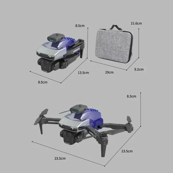 Dron Profesional H3 8K Fascinante Con Cámara Con Grabación
