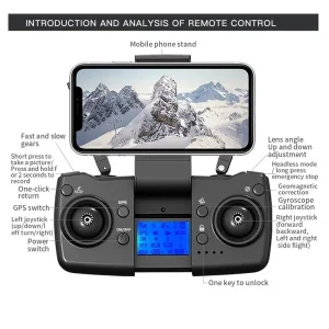 Imagen del producto Vibrante Dron Profesional con Cámara HD 4K | Compra online en Tiendafiable