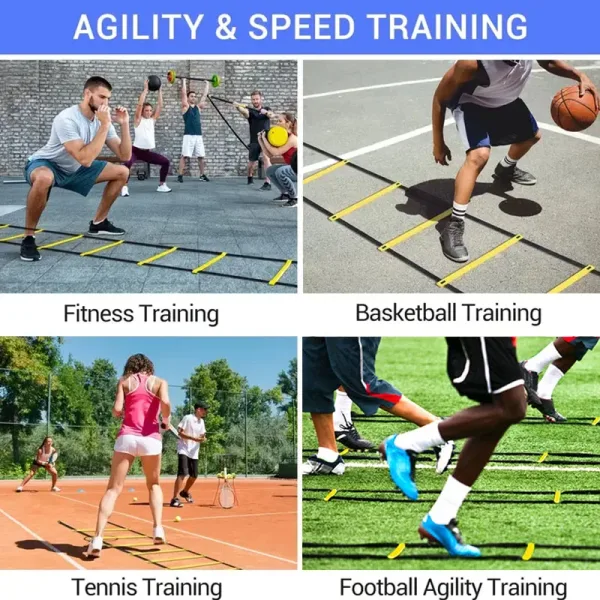 Imagen Del Producto Fascinante Escalera De Agilidad Deportiva Premium De Fútbol | Compra Online En Tiendafiable