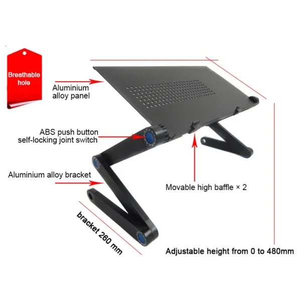Imagen Del Producto Fabuloso Escritorio Plegable Para Laptop Muy Ligero | Compra Online En Tiendafiable