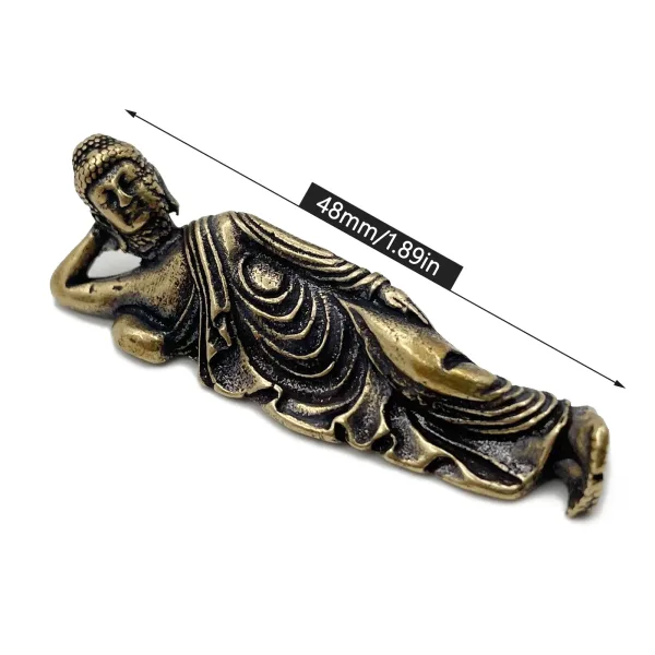 Imagen Del Producto Efigie De Buda Dormido De Cobre Un Majestuoso Artefacto | Compra Online En Tiendafiable