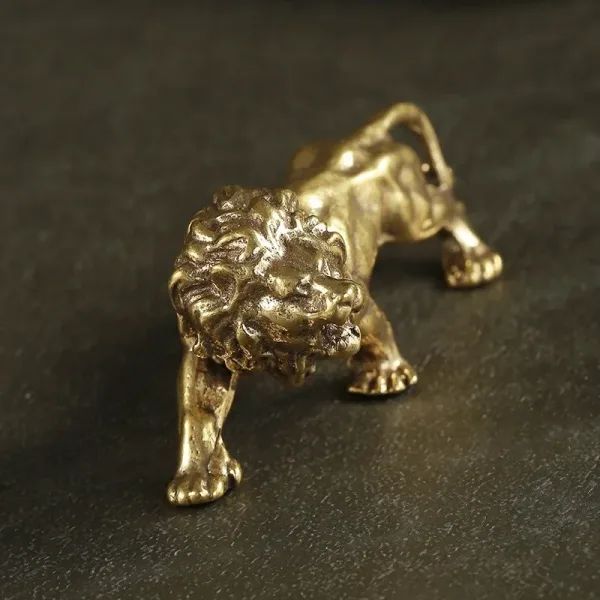 Imagen Del Producto Nuevo Escultura De León De Bronce Antiguo | Compra Online En Tiendafiable