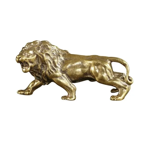 Imagen Del Producto Nuevo Escultura De León De Bronce Antiguo | Compra Online En Tiendafiable