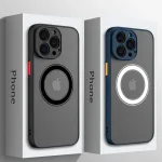 Funda Magnética Mate De Lujo Para Iphone