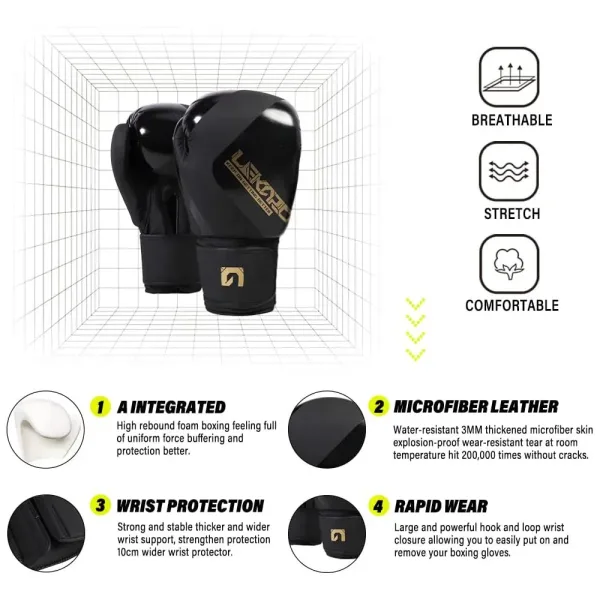 Imagen Del Producto Guantes De Boxeo Profesionales Alta Calidad Y Durabilidad | Compra Online En Tiendafiable