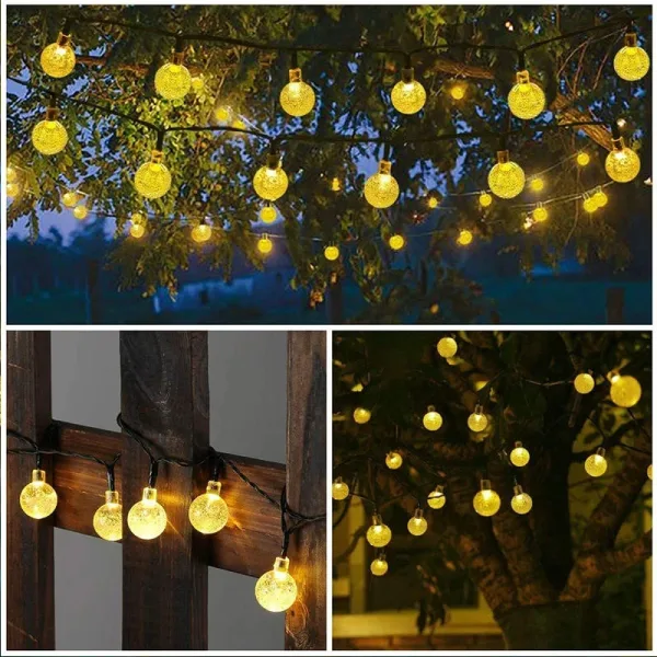 Imagen Del Producto Brillante Cadena De Iluminación Solar Led | Compra Online En Tiendafiable