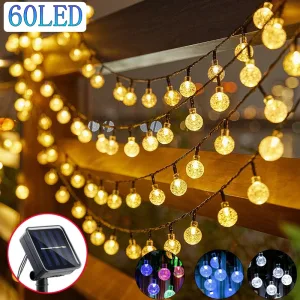Brillante Cadena De Iluminación Solar Led