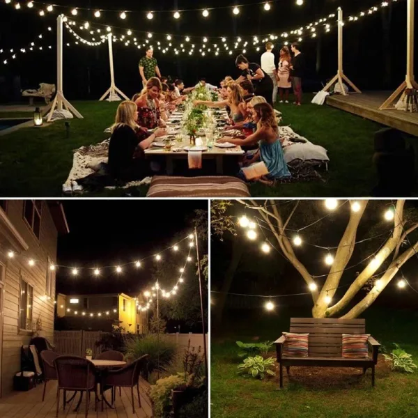 Imagen Del Producto Brillante Cadena De Iluminación Solar Led | Compra Online En Tiendafiable
