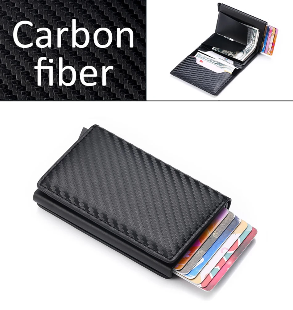 Cartera Delgada De Aluminio Accesorio De Calidad