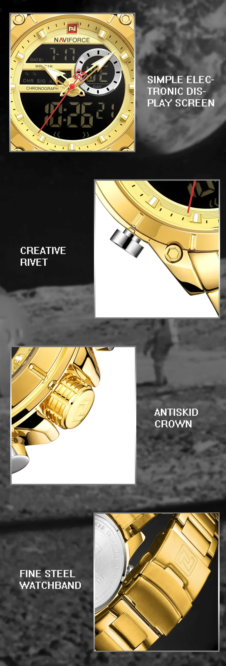 Nuevo Reloj De Pulsera Deportivo Original Para Hombre Nuevo Reloj De Pulsera Deportivo Original Para Hombre