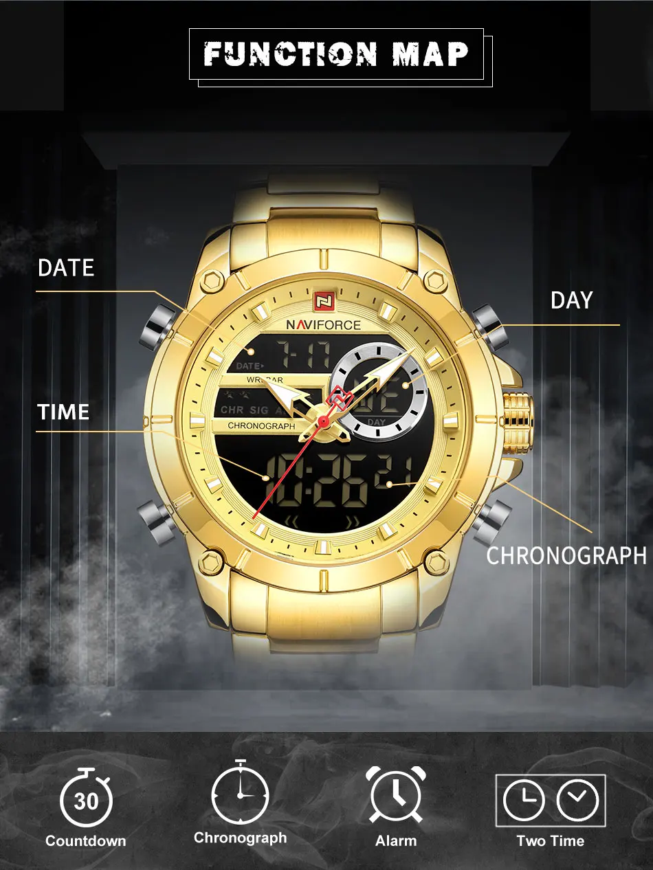 Nuevo Reloj De Pulsera Deportivo Original Para Hombre Nuevo Reloj De Pulsera Deportivo Original Para Hombre