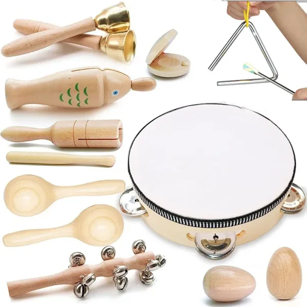 Inspirador Instrumentos Musicales De Madera Para Niños
