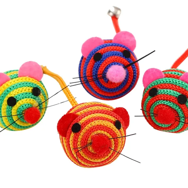 Imagen Del Producto Fascinante Juguete Para Gatos Duradero De Nailon A Rayas | Compra Online En Tiendafiable