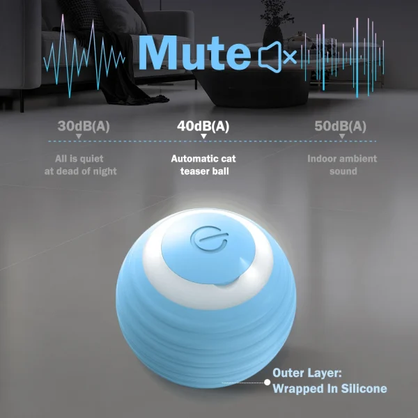 Pelota Para Gatos Juguetes Brillante Interactivo