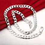 Fenomenal Collar de Plata Fina para Mujer y Hombre - Imagen 3
