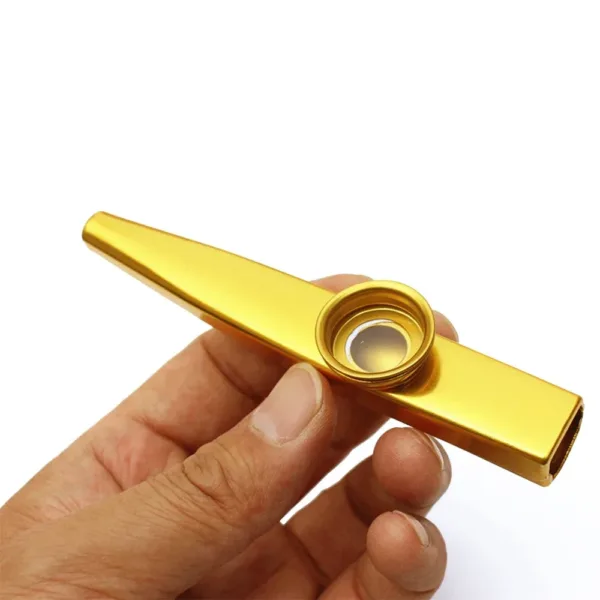 Grandioso Kazoo De Metal Ligero Portátil Instrumento Musical