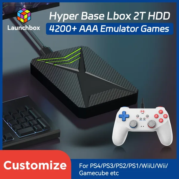 Pionero Consola De Juegos Portátil Launchbox Para Ordenador