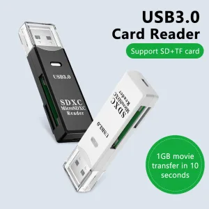 Imagen del producto Lector de Tarjetas Micro SD Dos en Uno: Auténtico y Esencial | Compra online en Tiendafiable