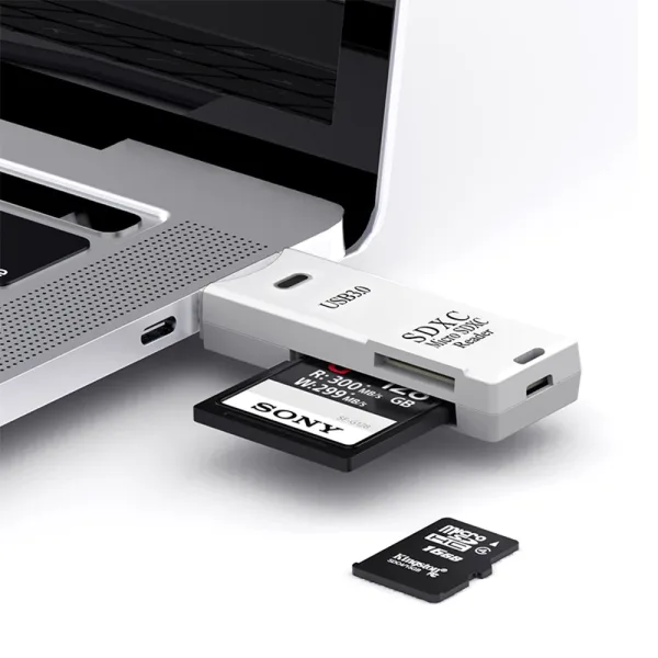 Imagen Del Producto Lector De Tarjetas Micro Sd Dos En Uno: Auténtico Y Esencial | Compra Online En Tiendafiable