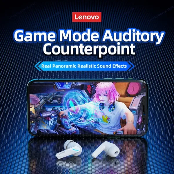 Auriculares Lenovo Pro Con Bluetooth Sonido De Alta Calidad