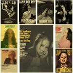 Afiches Retro Lizzy Deluxe De Lana Del Rey: Brillante Y Fascinante