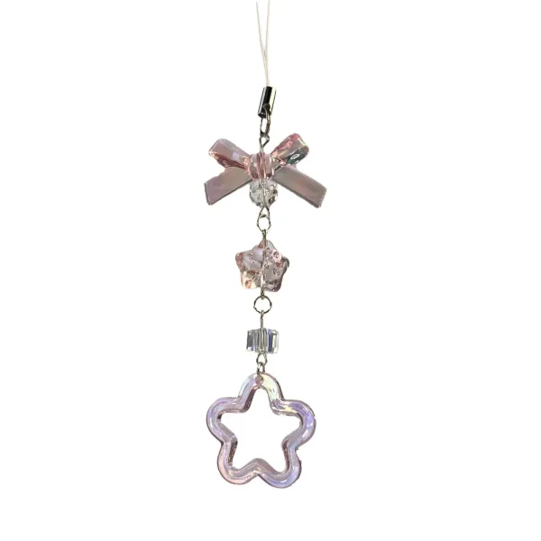 Colgante Rosa Kawaii: Accesorio Y2K Indispensable