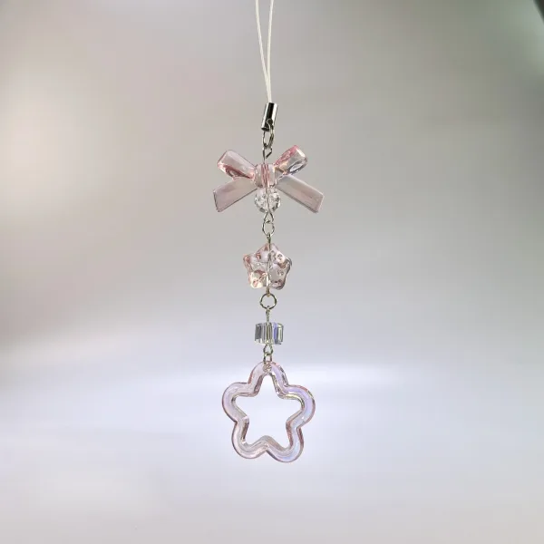 Colgante Rosa Kawaii: Accesorio Y2K Indispensable