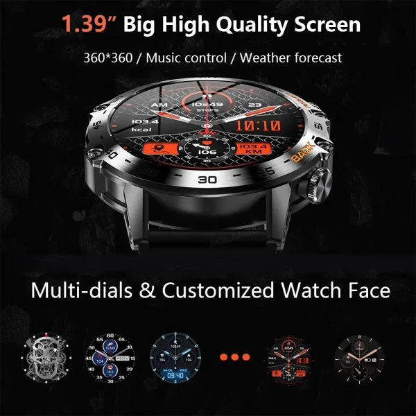 Imagen del producto Reloj Inteligente de Acero Tecnología Avanzada | Compra online en Tiendafiable